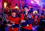 Vitorijoje įspūdingai sutikti taurę iškovoję lietuviai ir kiti „Baskonia“ nariai