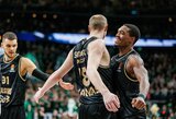 „Anadolu Efes“ spaudimą atlaikęs „Žalgiris“ išsaugojo pergalę namuose