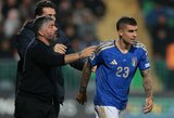 Apie įžeidžiančias skanduotes prakalbęs Italijos rinktinės treneris sukritikavo pasaulio čempionato atrankos sistemą