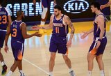Įsibėgėjanti „Suns“ patiesė NBA čempionus