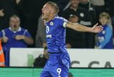 J.Vardy į „Premier“ lygą sugrįžo įvarčiu, neleidusiu „Tottenham“ laimėti