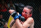 „UFC Fight Night“: tik vienoje iš vienuolikos kovų neprireikė teisėjų sprendimo, K.Vieira subjaurojo M.Tate veidą ir šventė pergalę