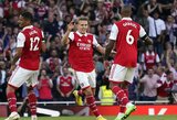 Ir toliau be kluptelėjimų: „Arsenal“ rungtynių pabaigoje išplėšė pergalę prieš „Fulham“