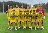 Lietuvos U-19 futbolo rinktinė antrose rungtynėse pralaimėjo Sakartvelui