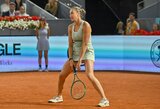 Sabalenka Madride atliko geriausią karjeros smūgį, 9-osios pasaulio raketės žygis baigėsi
