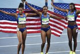 100 metrų barjerinio bėgimo visus medalius iškovojo JAV sportininkės (atnaujinta)
