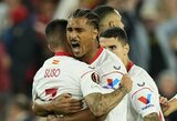 Europos lygos pusfinaliai: „Sevilla“ po pratęsimo eliminavo „Juventus", nulinės lygiosios su „Bayer" atvėrė „AS Romai“ duris į finalą 