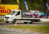 Lietuvos „drifto“ sportininkai kovojo su iššūkiais lietingose „Drift Grand Opening“ varžybose Latvijoje