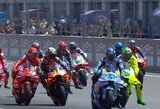 Incidentas po starto nesutrukdė Marcui Marquezui triumfuoti Aragono GP sprinte