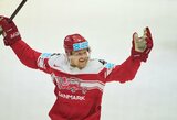 Pasaulio ledo ritulio čempionatas: Danija įspūdingai sutriuškino Kazachstaną, švedai įtemptose rungtynėse įveikė Austriją