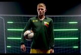 Sukurti Lietuvos futbolo šimtmečiui skirti istoriniai marškinėliai
