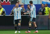 Istorinį dublį pelnęs Messi padovanojo Argentinai ne tik pergalę, bet ir kelialapį į kitą Pasaulio taurės etapą
