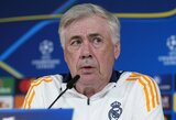 C.Ancelotti gyrė Čempionų lygos teisėjus ir peikė VAR didelį kišimąsi į rungtynių eigą, F.Valverde teko atsiprašinėti sirgalių