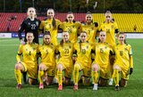 Lietuvos moterų rinktinė iškovojo pirmąjį tašką Tautų lygos turnyre
