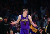 „Lakers“ 17-asis šaukimas D.Knechtas su 9 pataikytais tritaškiais pakartojo NBA naujokų rekordą