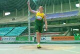 Mykolas Alekna pirmu bandymu pateko į pasaulio jaunimo čempionato finalą: normatyvą viršijo 6 metrais