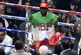 Įspūdingą pinigų sumą susižėręs F.Mayweatheris pakeitė nuomonę dėl kovos prieš 62-ejų legendą