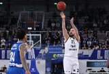 Italijos klubą įveikęs „7bet-Lietkabelis“ pratęsė pergalių seriją Europos taurės turnyre