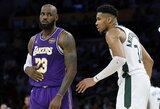 „Warriors“ grandiozinis planas – prisivilioti Antetokounmpo ir Jamesą