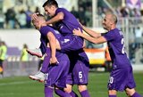 „Fiorentina“ sutriuškino naujokus ir toliau pirmauja „Serie A“ lygoje