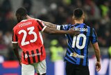 „Inter“ miesto derbyje 93-ąją minutę išplėšė lygiąsias su „AC Milan“