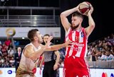 R.Giedraitis sėkmingai metė tritaškius ir solidžiai prisidėjo prie „Crvena Zvezda“ pergalės
