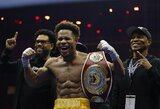 Pusvidutinio svorio kategorija turi naują čempioną: Devinas Haney siuntė į nokdauną Brianą Normaną ir dominavo kovoje dėl WBO titulo