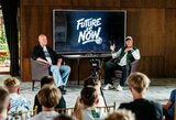Prasidėjo pirmasis „Future is Now“ turnyras: jaunuosius talentus aplankė Rimas Kurtinaitis ir Šarūnas Marčiulionis