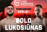 A.Boldas apie atšauktą „Cage Warriors“ kovą su H.Lukošiūnu: „Varžovas mane nuvylė“