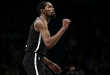 Praretėjusi „Nets“ po pratęsimo palaužė „Raptors“