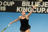 Andrė Lukošiūtė dominavo prieš trečiąją turnyro raketę ir pateko į pusfinalį