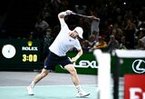 A.Murray‘us vėl paleido pergalę iš rankų, B.Sheltonas ir F.Tiafoe prarado viltis patekti į „ATP Finals“ turnyrą