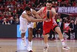 Puolime strigęs „Real“ nepasipriešino „Olympiacos“ krepšininkams