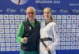 Per žingsnį nuo Europos tekvondo čempionato medalio: K.Tvaronavičiūtei kelią užkirto britų superžvaigždė