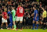 Gueye už smūgį į veidą komandos draugui buvo išvarytas iš aikštės, tačiau gynybos pralaužti nesugebėjęs „Man Utd“ krito prieš „Everton“