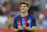 Trys futbolo grandai tikisi nemokamai iš „Barcelonos“ nugvelbti Gavi 