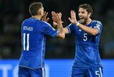 Euro2024 atranka: Italijos rinktinė namuose sutriuškino Maltos futbolininkus