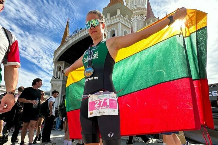 Triatlonininkė Gabrielė Garbauskaitė Antalijoje iškovojo bronzą