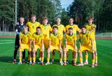 Lietuvos U-17 futbolo rinktinės pirmoji akistata su kipriečiais pasibaigė be įvarčių