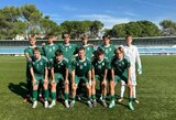 Lietuvos U-19 futbolo rinktinei kontrolinėse rungtynėse Albanijoje nepavyko išsaugoti persvaros