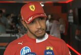 Hamiltonas siūlo „Ferrari“ jį pakeisti: „Aš visiškai niekam tikęs“