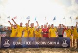 Lietuvos paplūdimio futbolo rinktinė grįžta į A divizioną