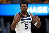 „Timberwolves“ galingu spurtu priartėjo prie Vakarų finalo