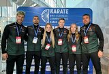 Lietuviai išbandė jėgas Europos karatė čempionate