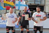 Tomas Šliupas Panevėžyje iškovojo Europos galiūnų taurę