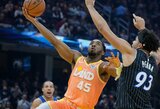 Donovanas Mitchellas pelnė 45 taškus, o „Cavaliers“ šventė jau ketvirtą pergalę iš eilės