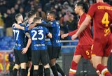 „Inter“ svečiuose sutriuškino „AS Roma“ futbolininkus