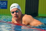 Greičiau nei ryte plaukęs E.Grigaitis pasaulio plaukimo taurės finale – 8-as