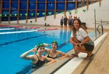 Lietuvės pradėjo pasirodymą Europos jaunimo dailiojo plaukimo čempionate