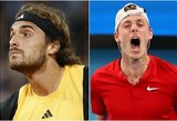 Kodėl Tsitsipas vėl pralaimėjo? Šapovalovas Indian Velse išnaudojo jo silpną vietą